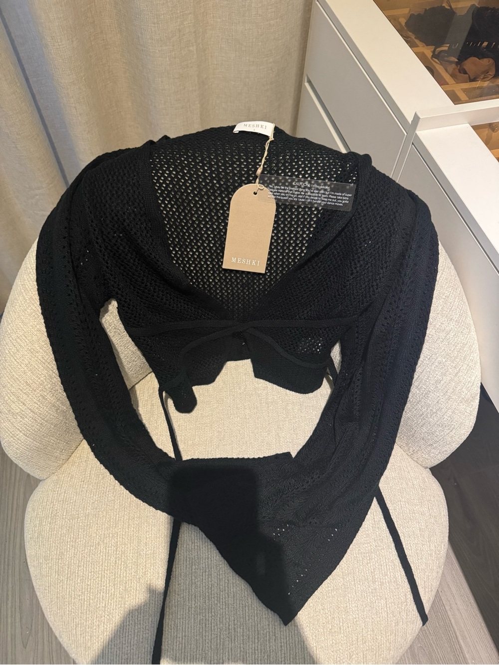 Meshki knit top